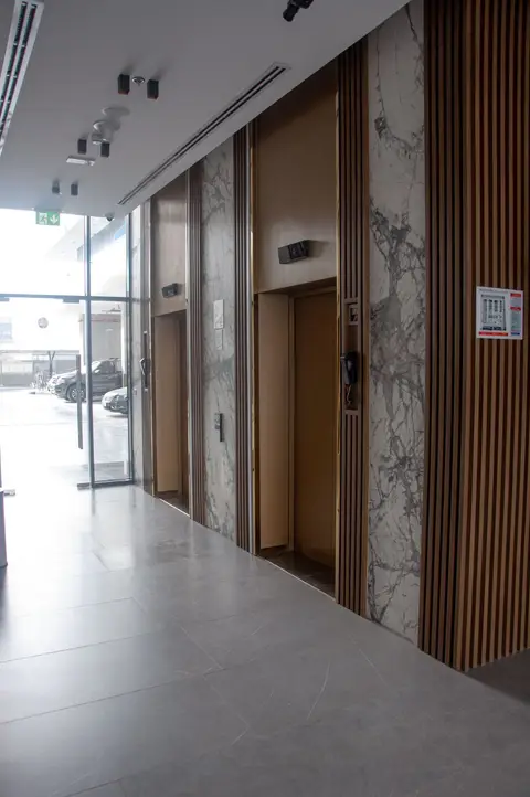 Decorative metal screen and cladding panel set