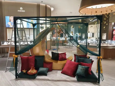 Ramadan 2024 seasonal display for La — MINGASH ENGRAVING & ORNAMENTATION WORKS EST., La Maison du Luxe, The Dubai Mall