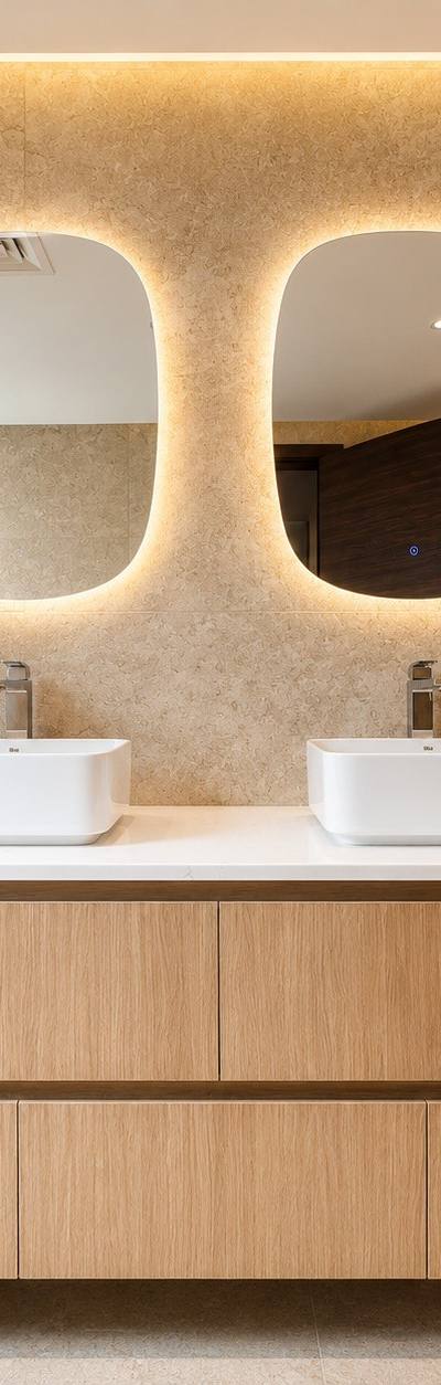 Floating bathroom vanity Dubai: made to measure in 14 days