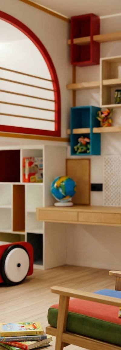 Custom Kids Bookshelf Dubai: Built In Joinery and Nooks