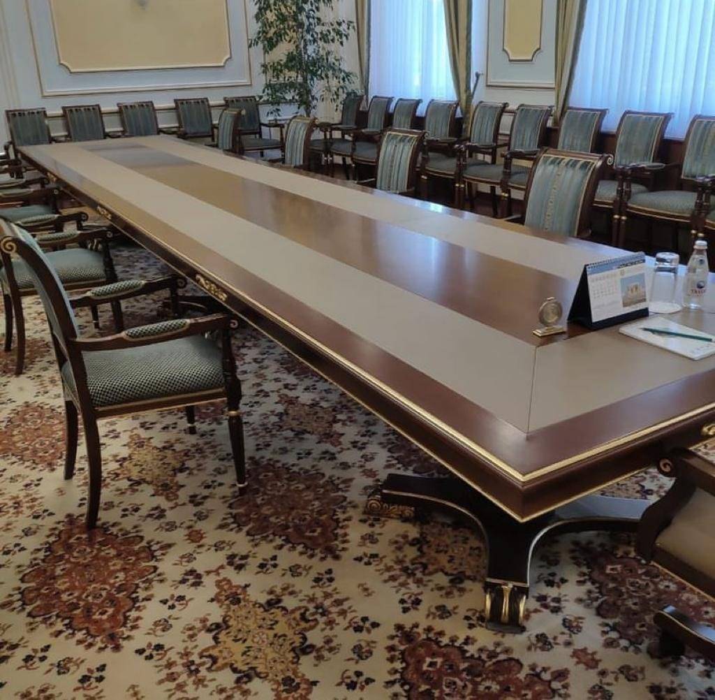 Executive boardroom — commercial fit-out by Noor Al Sundus Contracting, Dubai