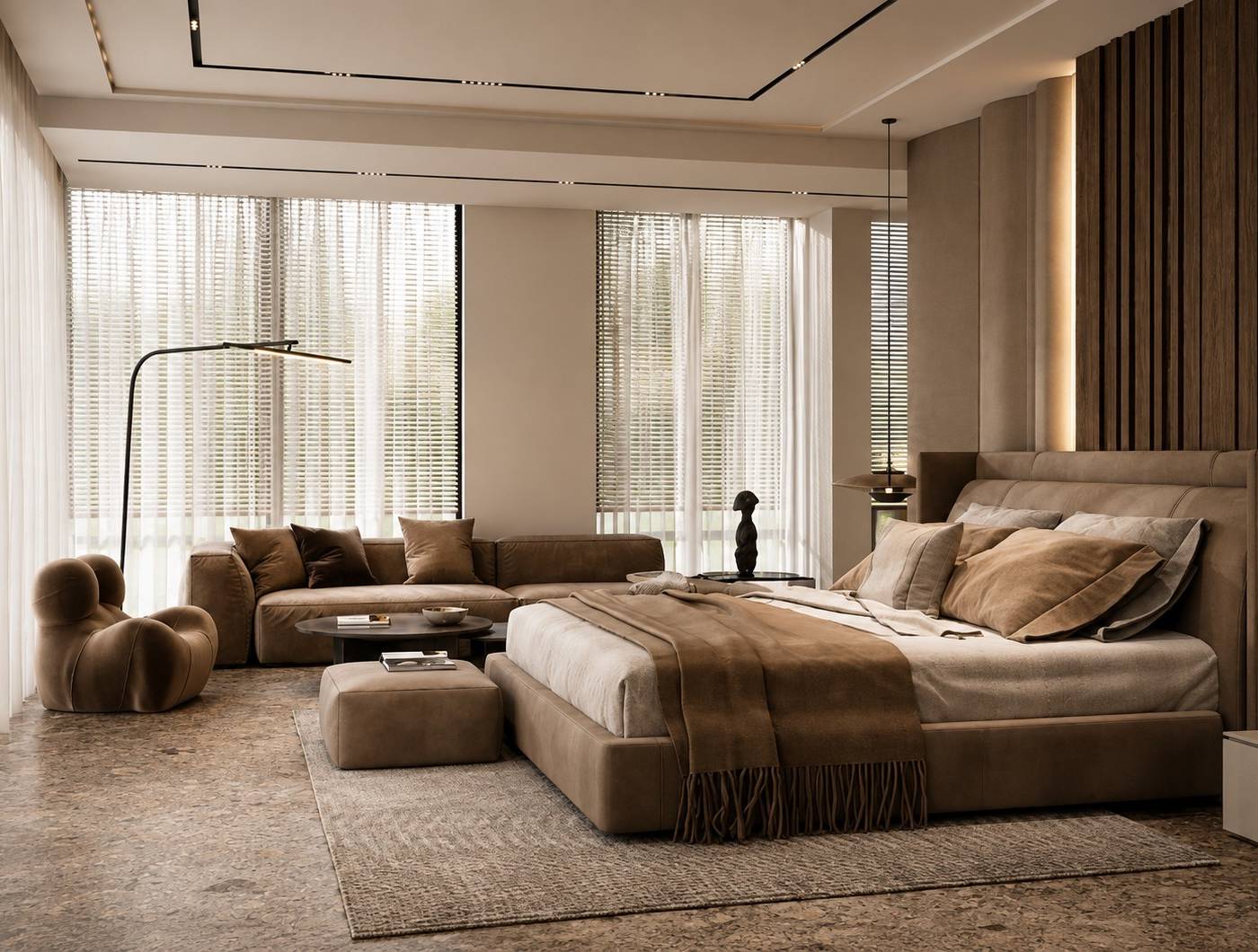 Completed bedroom from a <a href=
